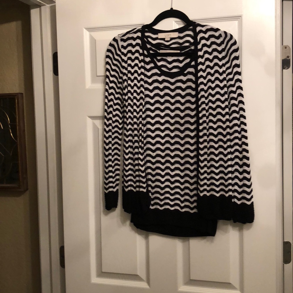 Cardigan With Matching Shell - image 1